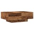 Mesa de centro madera ingeniería madera envejecida 90x60x31