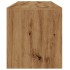 Mueble de TV luces LED madera roble artisan 140x36,5x40