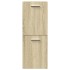 Juego de muebles de baño 4 pzas contrachapada roble
