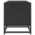 Mueble de TV madera de ingeniería y metal negro 120x35x41