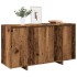 Aparador de madera de ingeniería envejecida 135x41x75