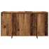 Aparador de madera de ingeniería envejecida 135x41x75