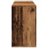 Aparador de madera de ingeniería envejecida 135x41x75