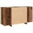 Aparador de madera de ingeniería envejecida 135x41x75