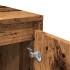 Aparador de madera de ingeniería envejecida 135x41x75