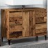 Mueble de lavabo madera ingeniería envejecida 80x33x60