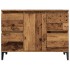 Mueble de lavabo madera ingeniería envejecida 80x33x60
