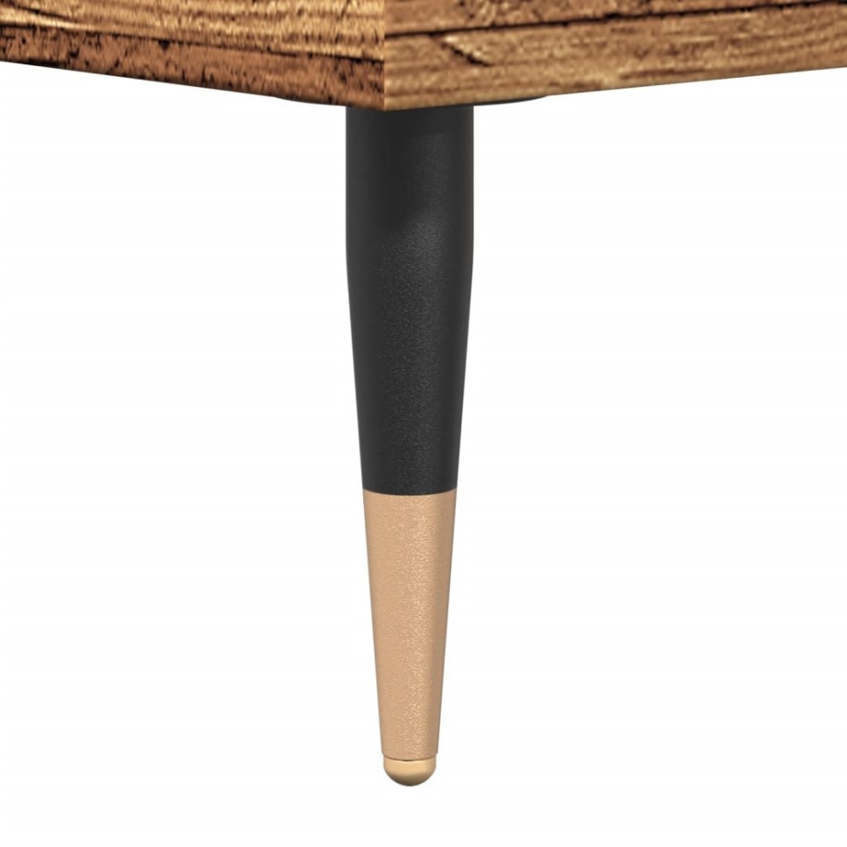 Aparador de madera de ingeniería envejecida 100x36x60