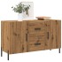 Aparador de madera de ingeniería roble artisan 100x36x60