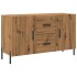 Aparador de madera de ingeniería roble artisan 100x36x60