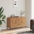 Aparador de madera de ingeniería roble artisan 100x36x60