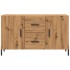 Aparador de madera de ingeniería roble artisan 100x36x60