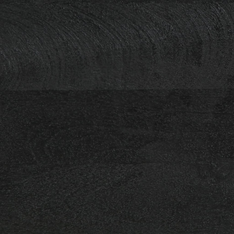 Mesita de noche madera de ingeniería negra 50x33x62