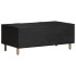Mesa de centro madera de ingeniería negra 100x54x40