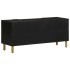 Mueble de TV madera de ingeniería negro 105x33x46