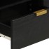 Mueble de TV madera de ingeniería negro 105x33x46