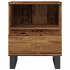 Mesitas de noche 2 uds madera ingeniería envejecida 40x35x50