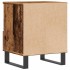 Mesitas de noche 2 uds madera ingeniería envejecida 40x35x50