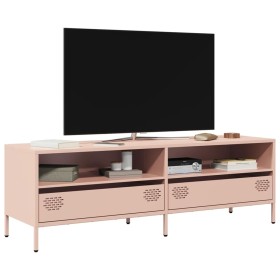 Mueble para TV acero laminado en frío rosa 135x39x43,5