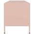 Mueble para TV acero laminado en frío rosa 135x39x43,5