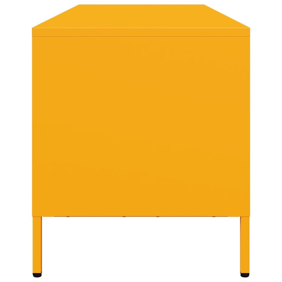 Mueble para TV acero laminado en frío amarillo 135x39x43,5