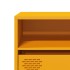 Mueble para TV acero laminado en frío amarillo 135x39x43,5