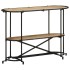 Mesa consola madera maciza de mango rugosa 110x42x76