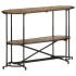 Mesa consola madera maciza reciclada 110x42x76