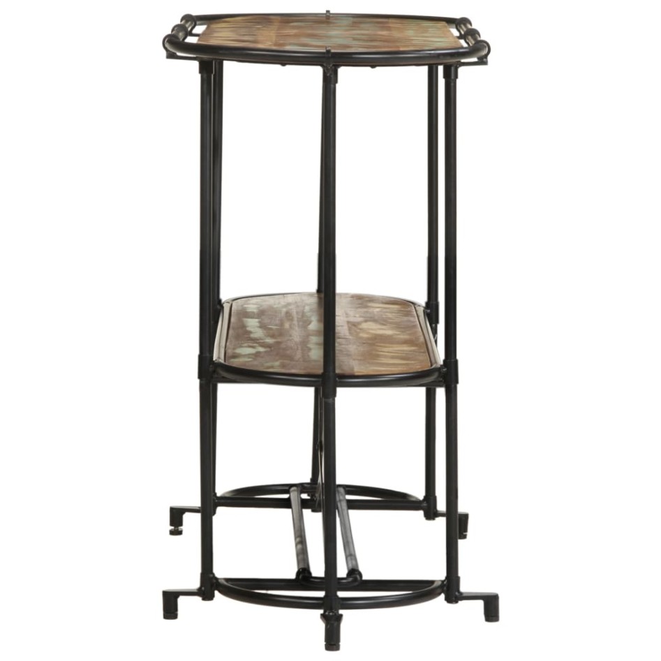 Mesa consola madera maciza reciclada 110x42x76