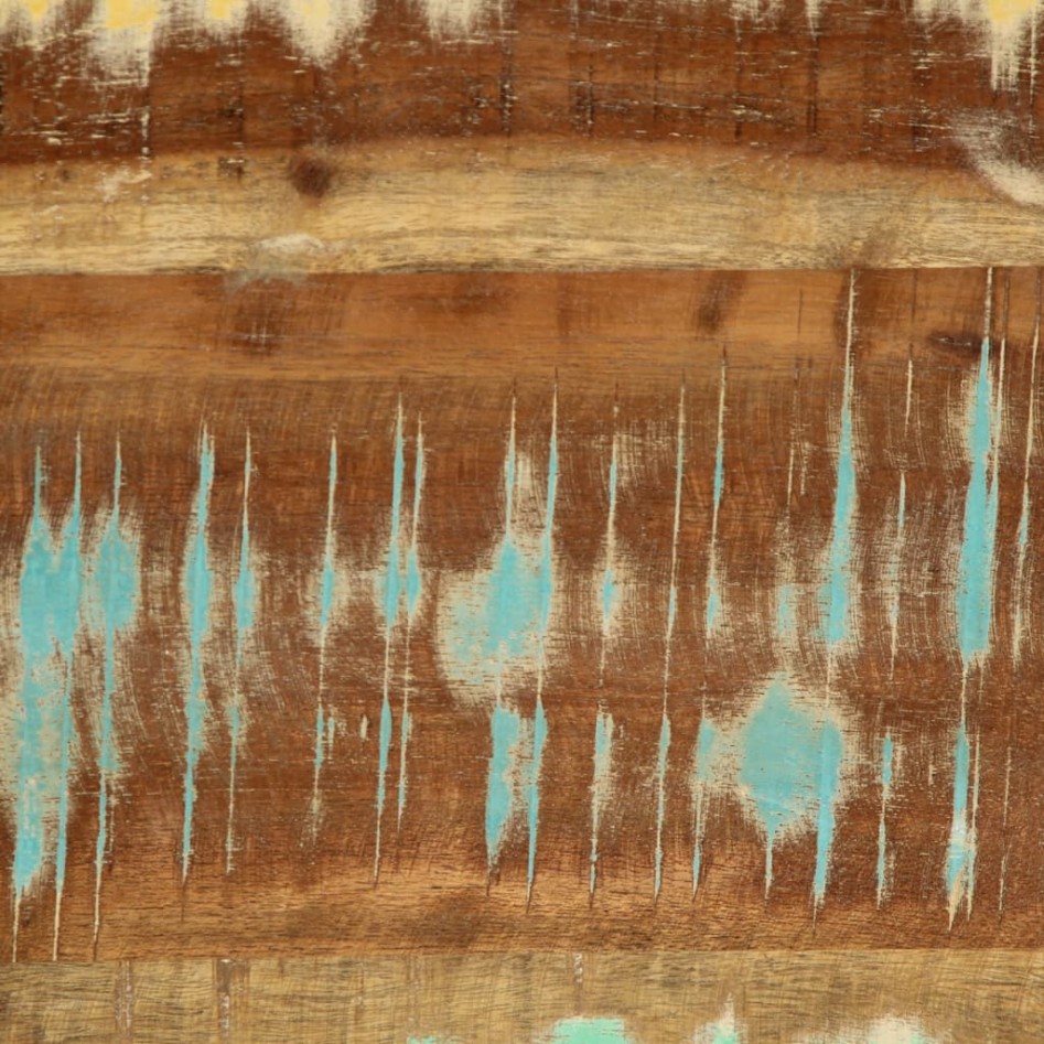 Mesa consola madera maciza reciclada 110x42x76