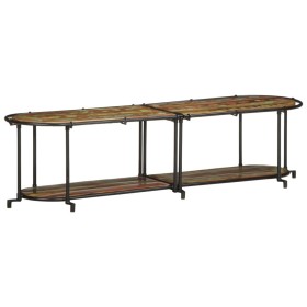 Mueble de TV madera maciza reciclada 160x42x40