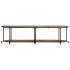 Mueble de TV madera maciza de mango rugosa 160x42x40