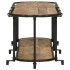 Mueble de TV madera maciza de mango rugosa 160x42x40