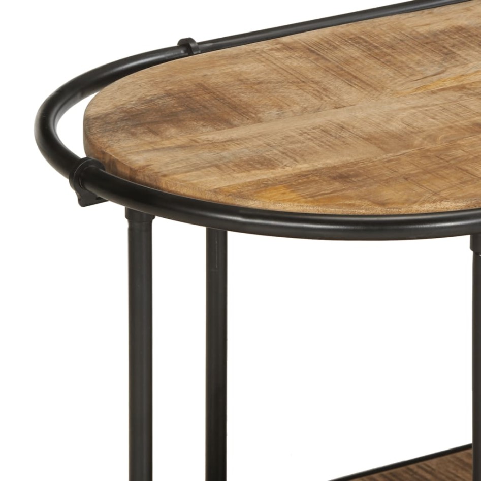 Mueble de TV madera maciza de mango rugosa 160x42x40