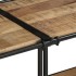Mueble de TV madera maciza de mango rugosa 160x42x40