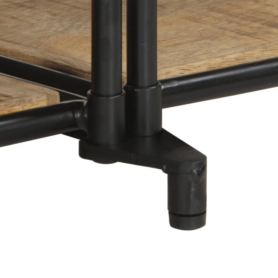 Mueble de TV madera maciza de mango rugosa 160x42x40