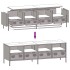 Mueble para TV acero laminado en frío negro 135x39x43,5