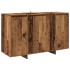 Aparador madera de ingeniería madera envejecida 120x41x75