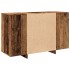 Aparador madera de ingeniería madera envejecida 120x41x75