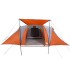 Tienda familiar con cúpula impermeable 6 personas gris