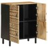 Aparador de madera maciza de mango rugosa 60x33,5x75