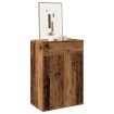 Mueble zapatero madera de ingeniería envejecida 60x35x84 cm