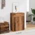 Mueble zapatero madera de ingeniería envejecida 60x35x84