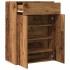 Mueble zapatero madera de ingeniería envejecida 60x35x84