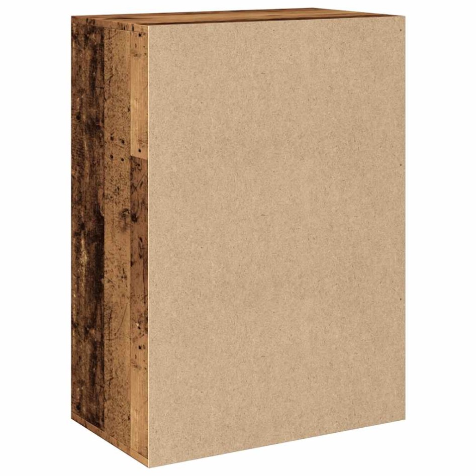 Mueble zapatero madera de ingeniería envejecida 60x35x84