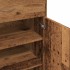 Mueble zapatero madera de ingeniería envejecida 60x35x84