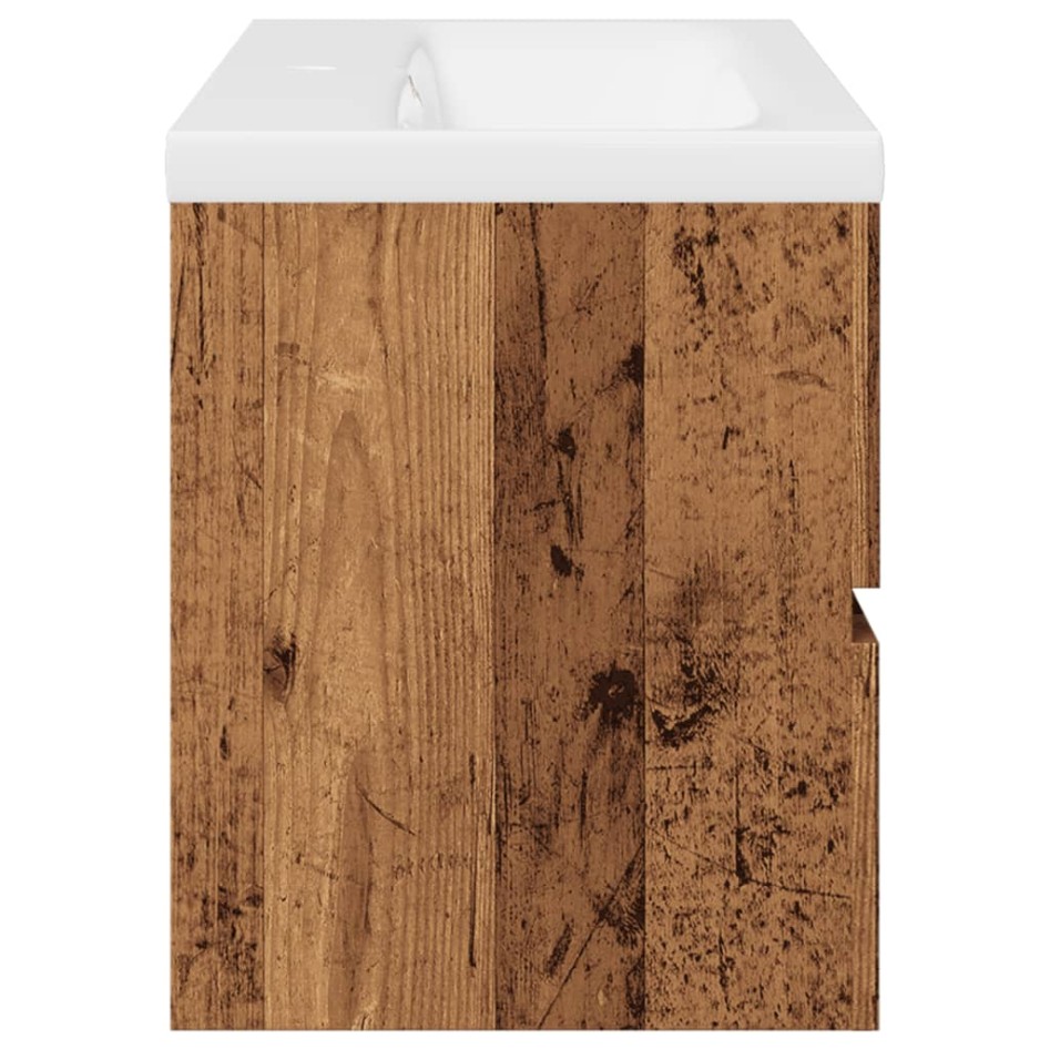 Mueble con lavabo integrado madera