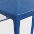 Carpa para fiestas con 10 paredes de malla HDPE azul 6x4