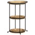 Mesa auxiliar madera maciza de mango Ø55x83