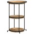 Mesa auxiliar madera maciza de mango Ø55x83